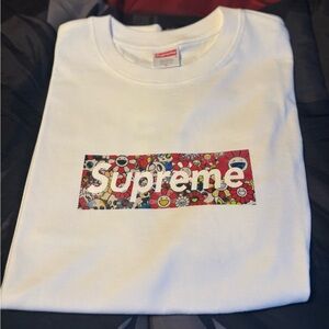 Supreme Takashi Murakami COVID 19 Relief Box Logo Tee